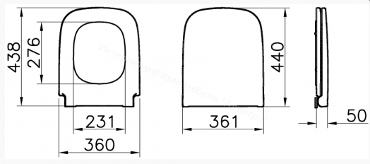 Сиденье для унитаза S20 177-003-009 с микролифтом