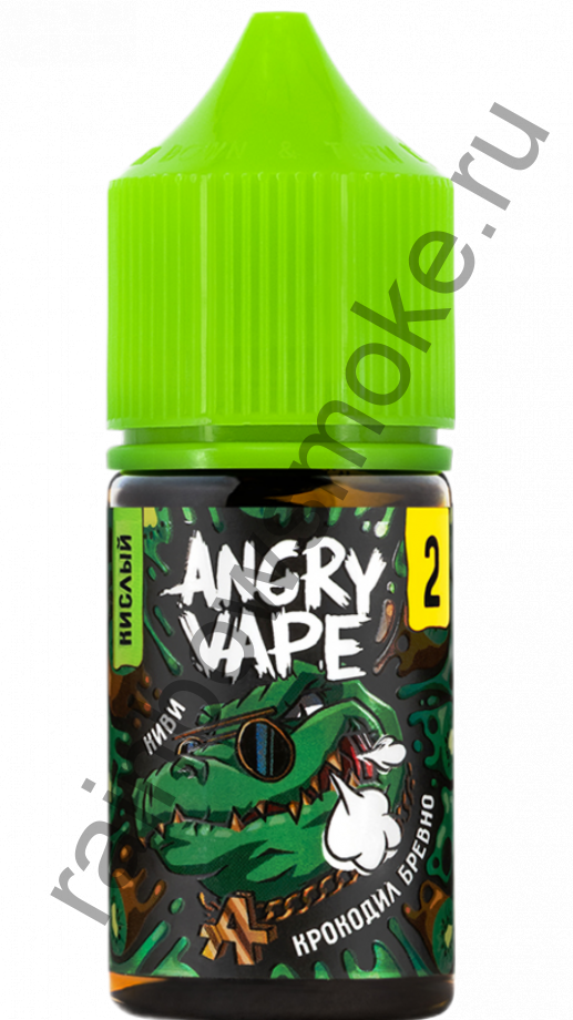 Angry Vape Salt Крокодил Бревно (Киви) 30мл