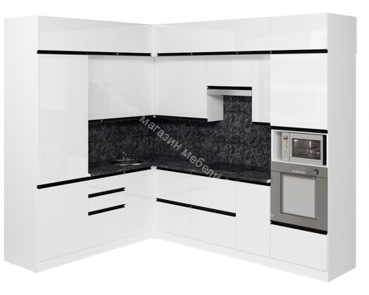 Кухонный гарнитур Лотос гранд прайм 2100х2700 мм