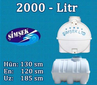 Su bakı (rezervuar) Şimşek SY-2000-17 | 2000 lt