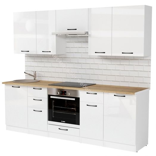 Кухонный гарнитур Жасмин базис 2400 мм