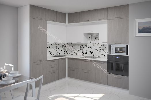 Кухонный гарнитур Терция гранд прайм 2100х2700 мм