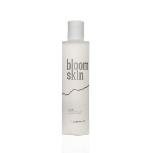 Greenmade Тоник BLOOM SKIN отшелушивающий с АНА-кислотами для всех типов кожи, 200 мл
