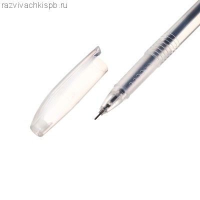 Ручка гелевая, 0.5 мм, цвет чёрный.