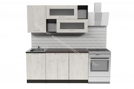Кухонный гарнитур Лоретта стандарт 1600 мм