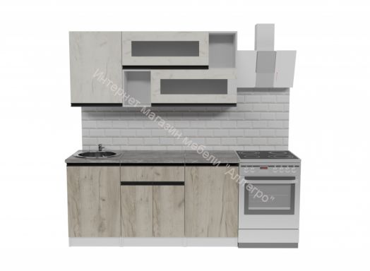 Кухонный гарнитур Паола стандарт 1600 мм