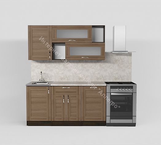 Кухонный гарнитур Кира стандарт 1600 мм