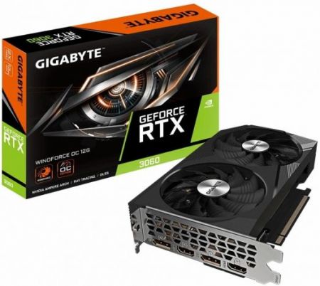 Видеокарта GeForce RTX 3060 12Gb Gigabyte GV-N3060WF2OC-12GD (rev. 2.0)