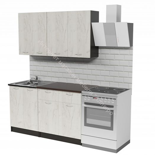 Кухонный гарнитур Лоретта медиум 1400 мм