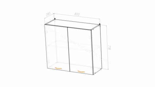 Кухонный гарнитур Кира медиум 1400 мм