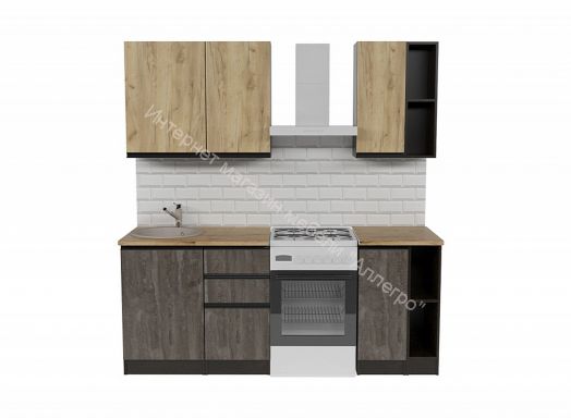 Кухонный гарнитур  Адажио медиум 1400 мм