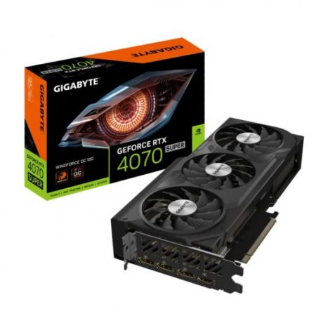 Видеокарта GeForce RTX 4070 Super 12Gb Gigabyte GV-N407SWF3OC-12GD