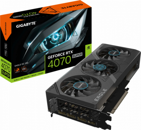 Видеокарта GeForce RTX 4070 Super 12Gb Gigabyte GV-N407SEAGLE OC-12GD