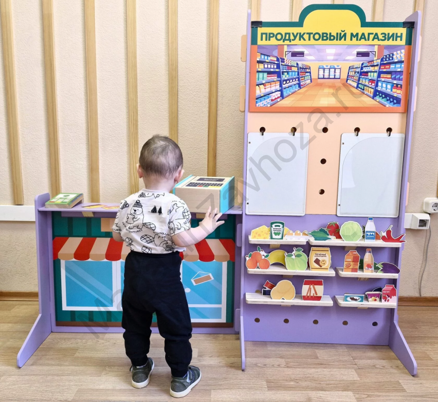 Сюжетно-ролевая ширма МАГАЗИН (Комплект)