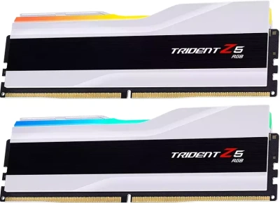 Модуль памяти DDR5 64Gb G.Skill 6000 Trident Z5 RGB F5-6000J3040G32GX2-TZ5RW (2x32Gb Kit)