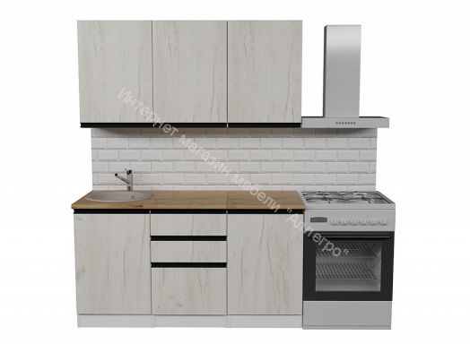 Кухонный гарнитур Амели нормал 1500 мм