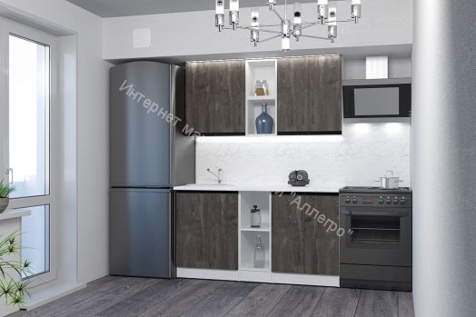 Кухонный гарнитур Ноктюрн нормал 1500 мм