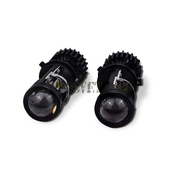 Автолампы светодиодные линзованные T3-H4AB