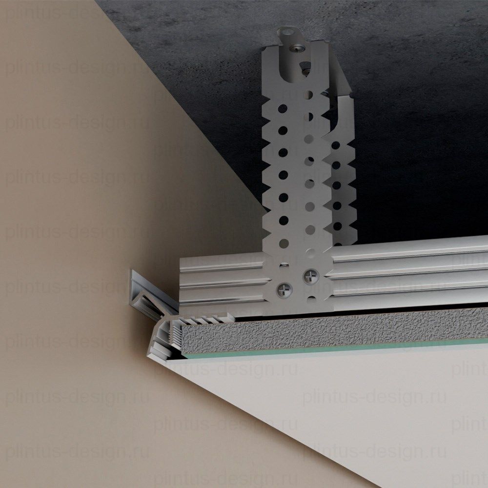 Pro Design Gipps 594 теневой потолочный профиль Белый