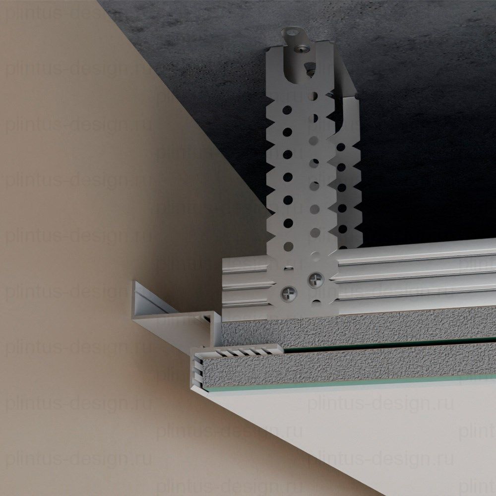 Pro Design Gipps 602 теневой потолочный профиль Белый