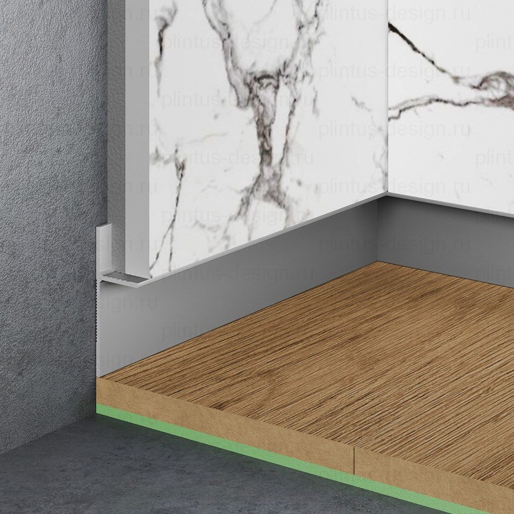 Pro Design Panel 7208 теневой плинтус анодированный