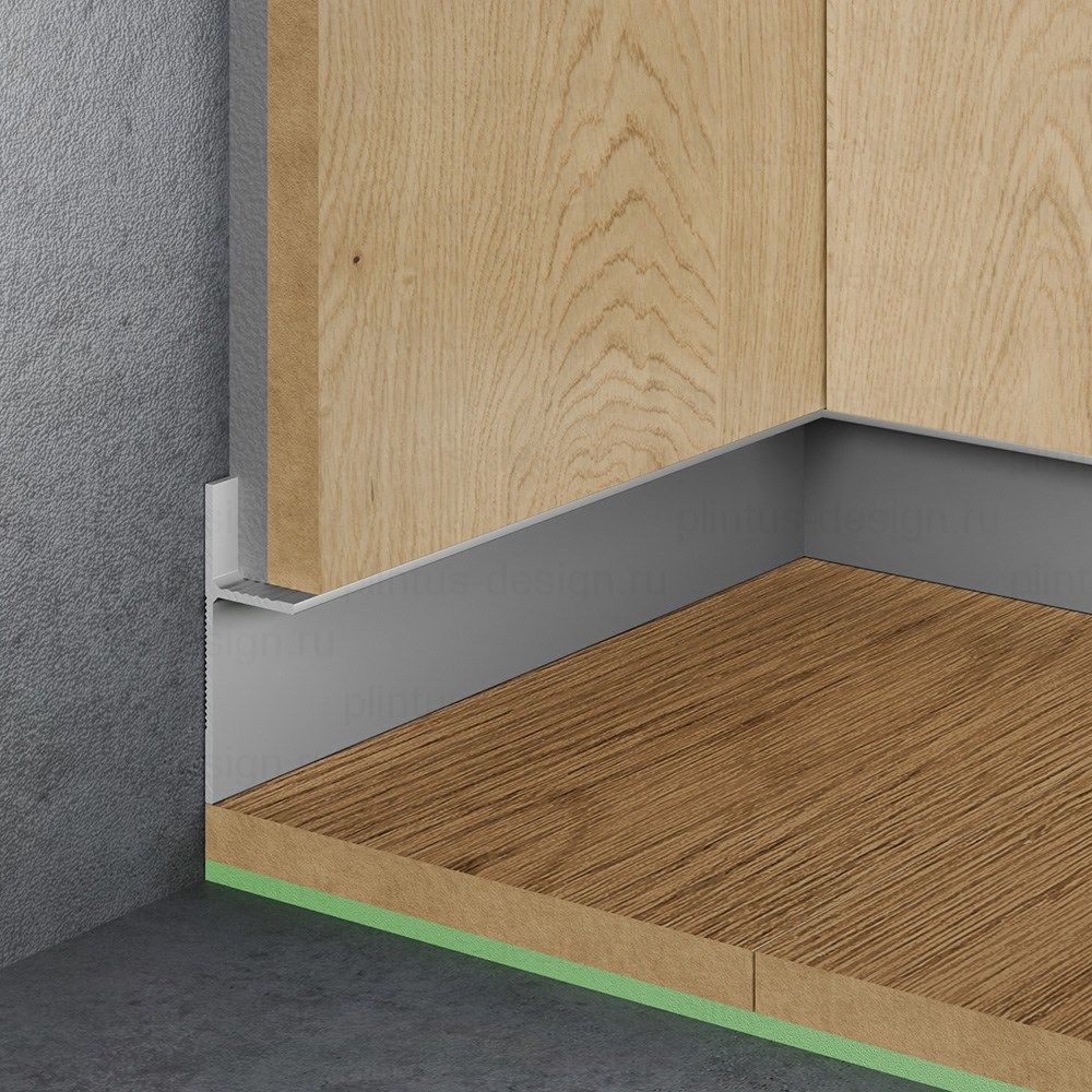 Pro Design Panel 7208 теневой плинтус анодированный