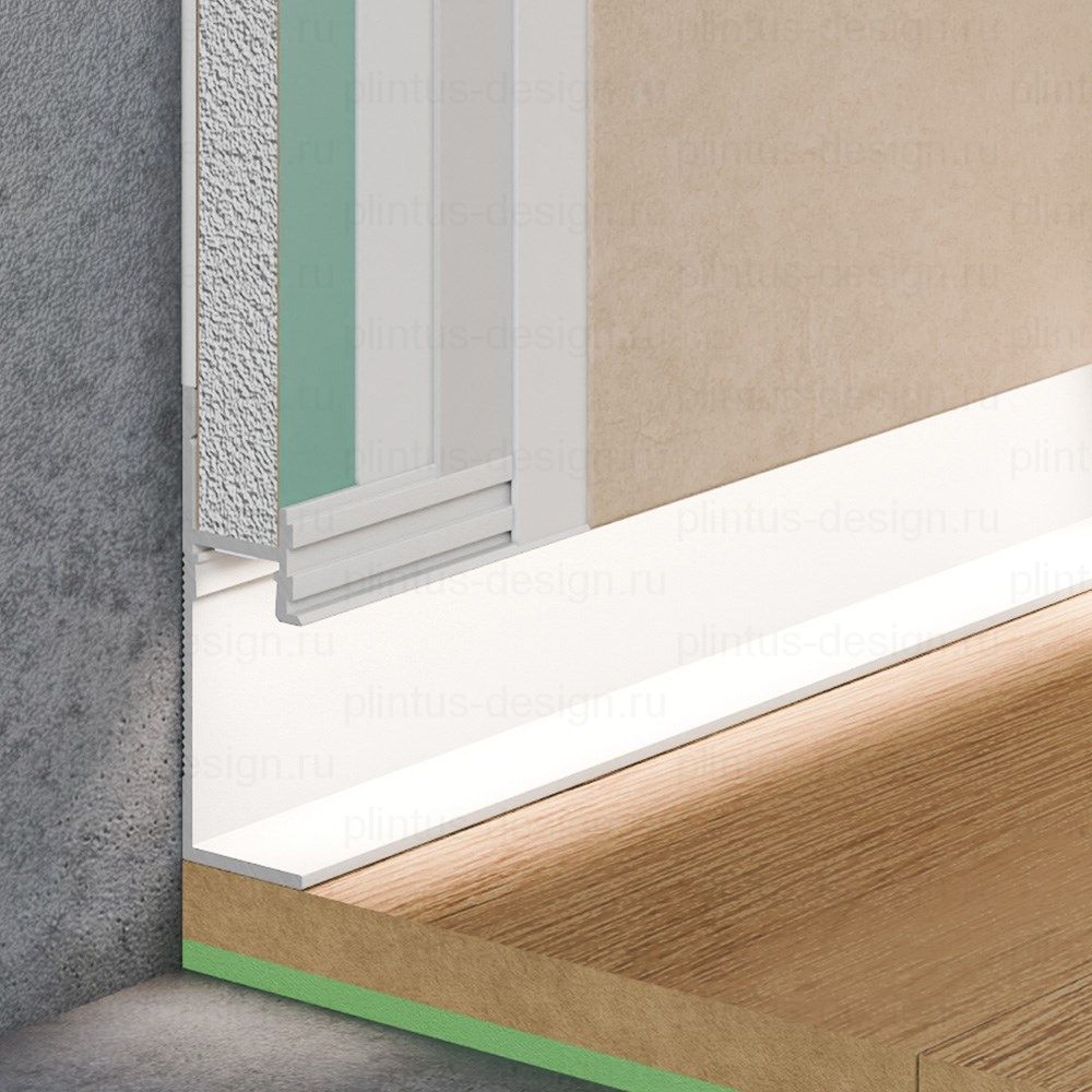 Pro Design 7210 теневой плинтус белый