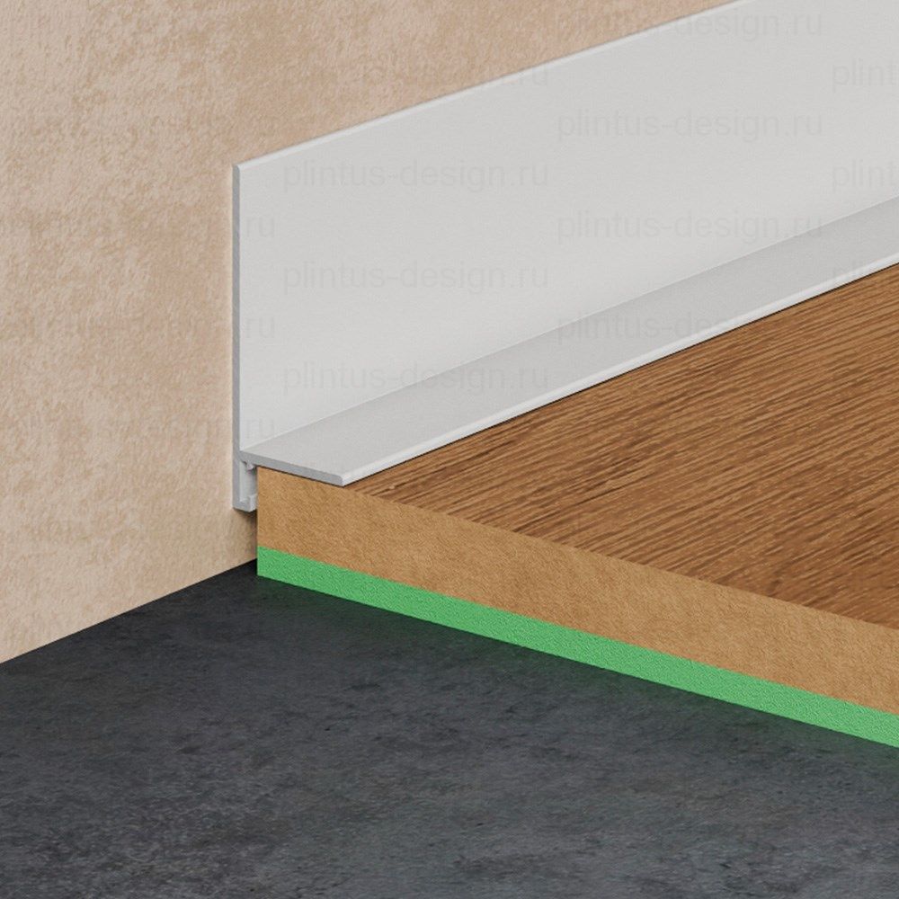 Микроплинтус Pro Design Mini L 601 белый