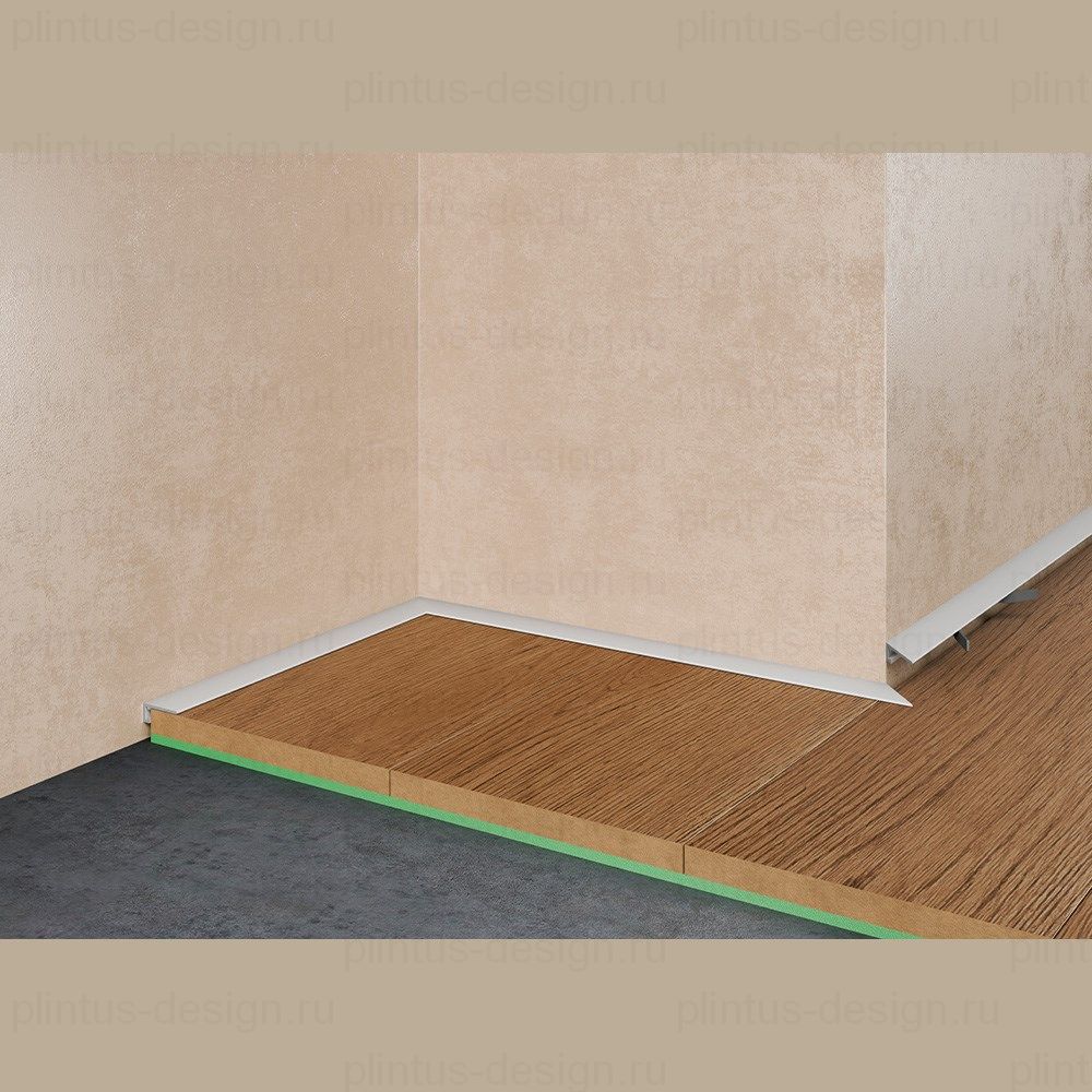 Pro Design Mini щелевой плинтус 7067 белый