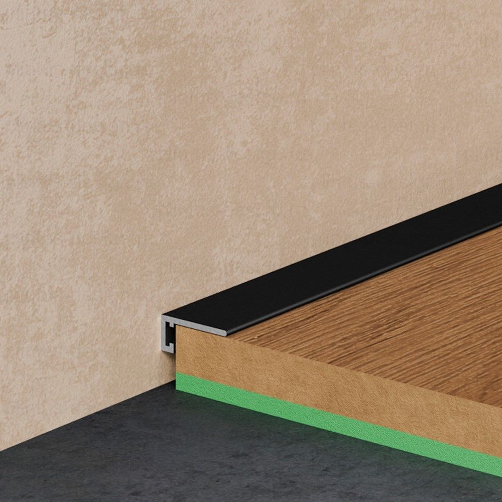 Pro Design Mini щелевой плинтус 7067 чёрный