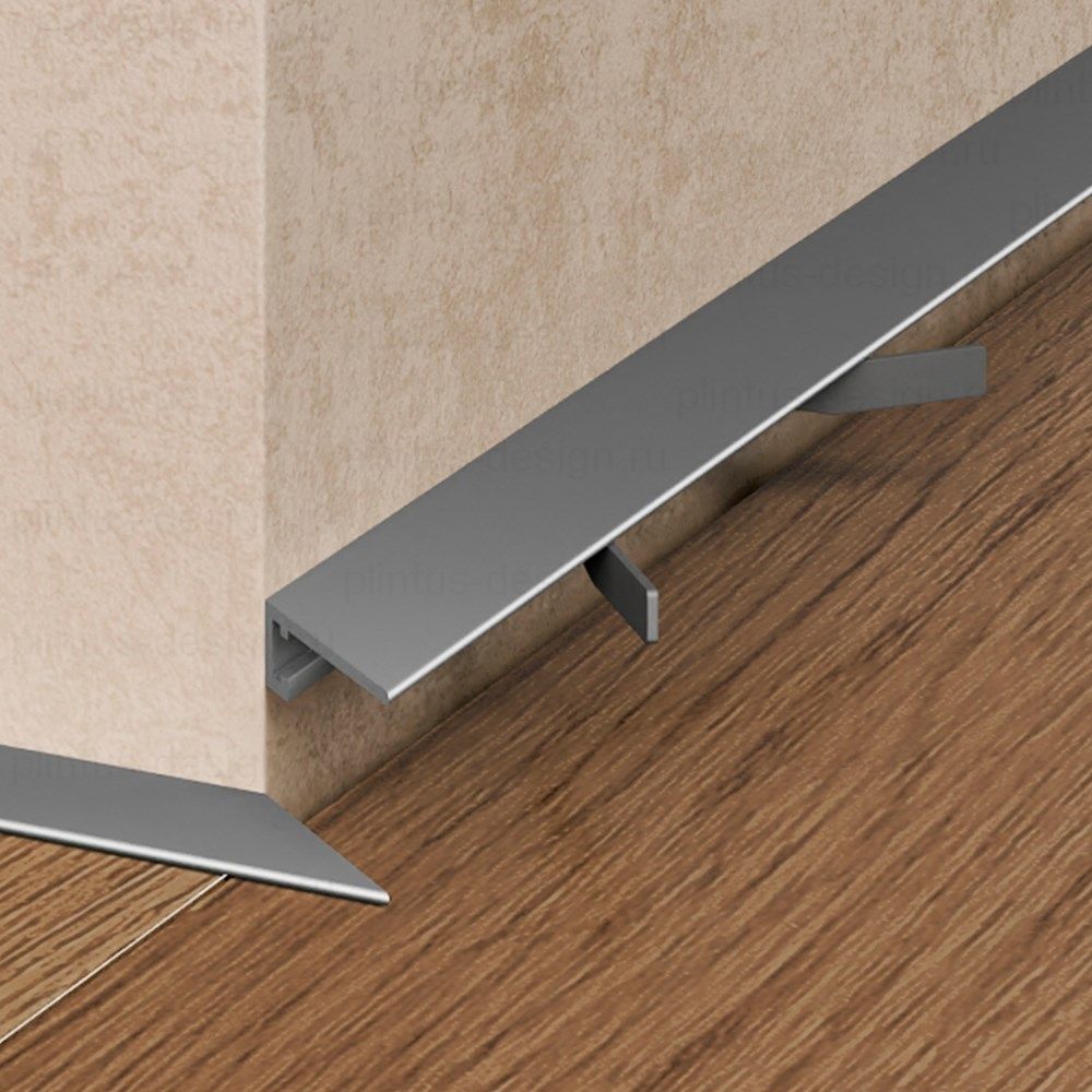 Pro Design Mini щелевой плинтус 7067 анодированный