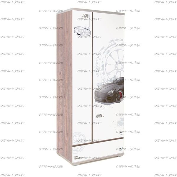 Шкаф 2-х дверный Q-bix 31 Мерседес (wood) (80х50х197)