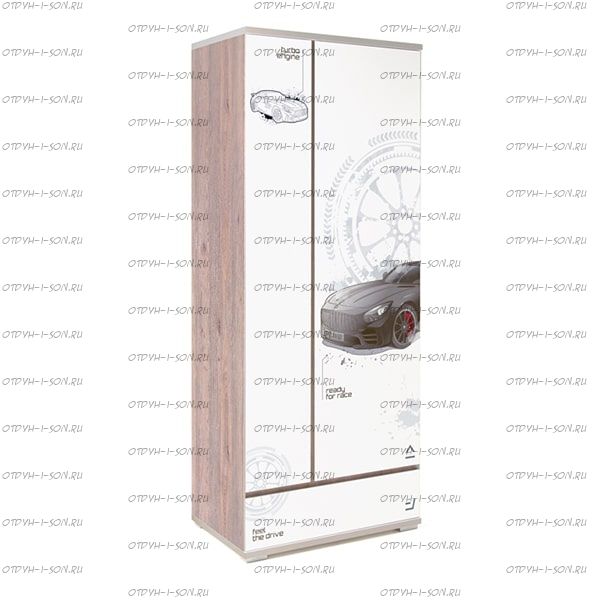 Шкаф 2-х дверный Q-bix 31 Мерседес (wood) (80х50х197)