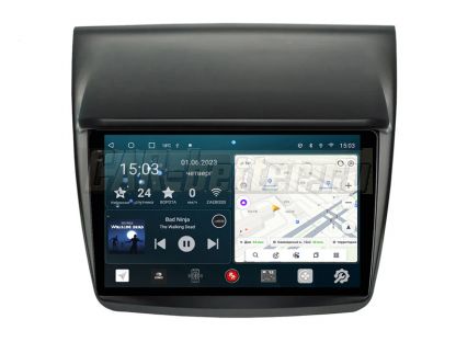 Магнитола 2K IPS для Mitsubishi L200, Pajero Sport 2006-2016, Slim, Redpower (RP-71038BC-SLIM)
