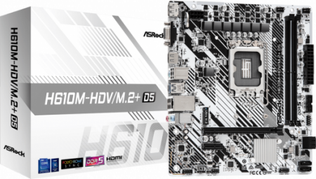 Материнская плата 1700 ASrock H610M-HDV/M.2+ D5