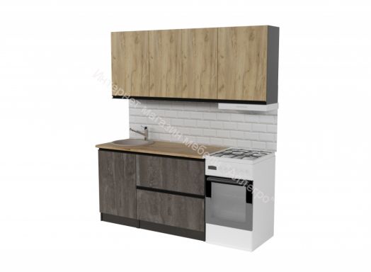 Кухонный гарнитур Адажио макси 1800 мм