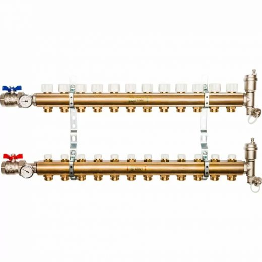 Коллекторная группа для отопления STOUT 0468 - 12 выходов