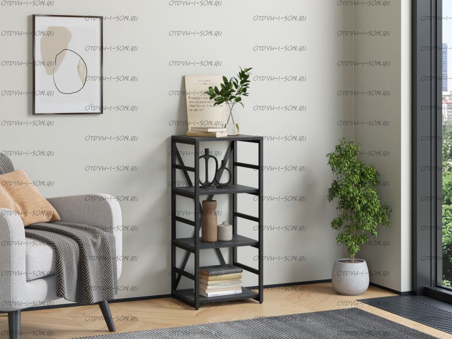 Стеллаж Айсберг Лофт 40/4-2 (40х35х110)