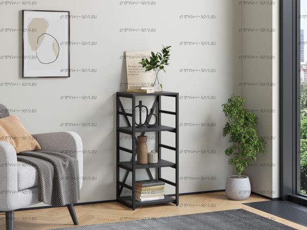 Стеллаж Айсберг Лофт 40/4-2 (40х35х110)