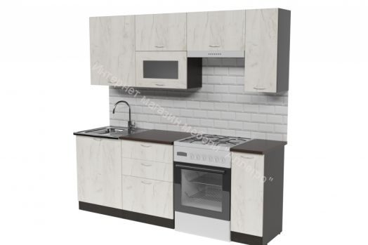Кухонный гарнитур Лоретта ультра 2000 мм