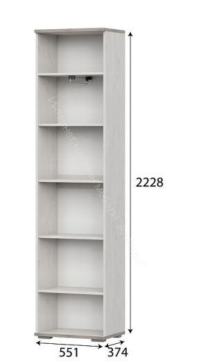 Шкаф Александрия ШК-104 Серия 3