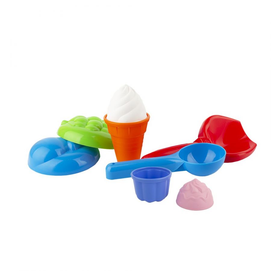 Песочный набор «Вкусняшки» (4 формочки, совок, ложка)