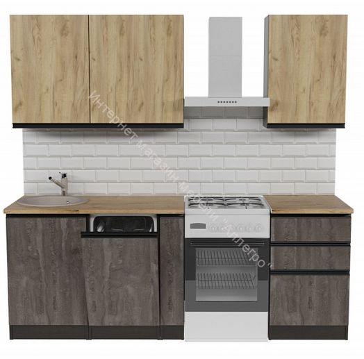 Кухонный гарнитур Адажио стандарт 1600 мм