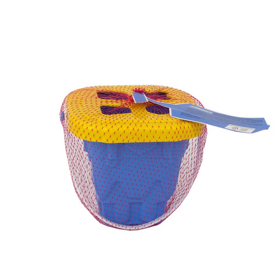 Ведро детское «Башня» с крышкой и с 4 логическими фигурами