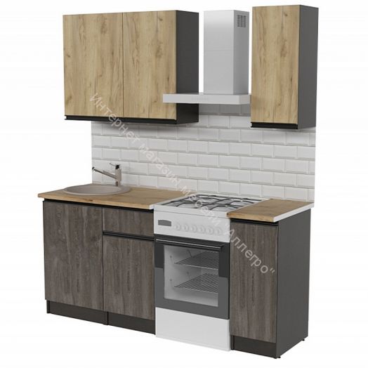 Кухонный гарнитур  Адажио лайт 1200 мм