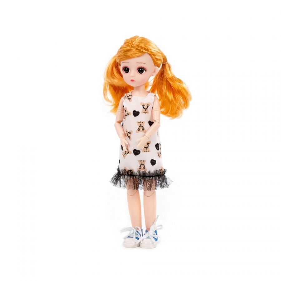 Кукла "Даша" (29 см) в платье (в коробке №1)