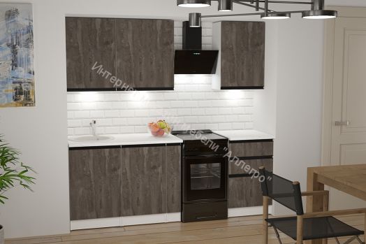 Кухонный гарнитур Ноктюрн стандарт 1600 мм