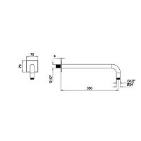 Кронштейн ALMAR Round Arm E021112 схема 4