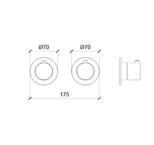 Однорычажный смеситель для душа ALMAR Modular E180132 схема 11