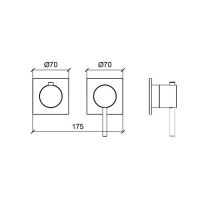 Смеситель для душа ALMAR Modular E180191 схема 3